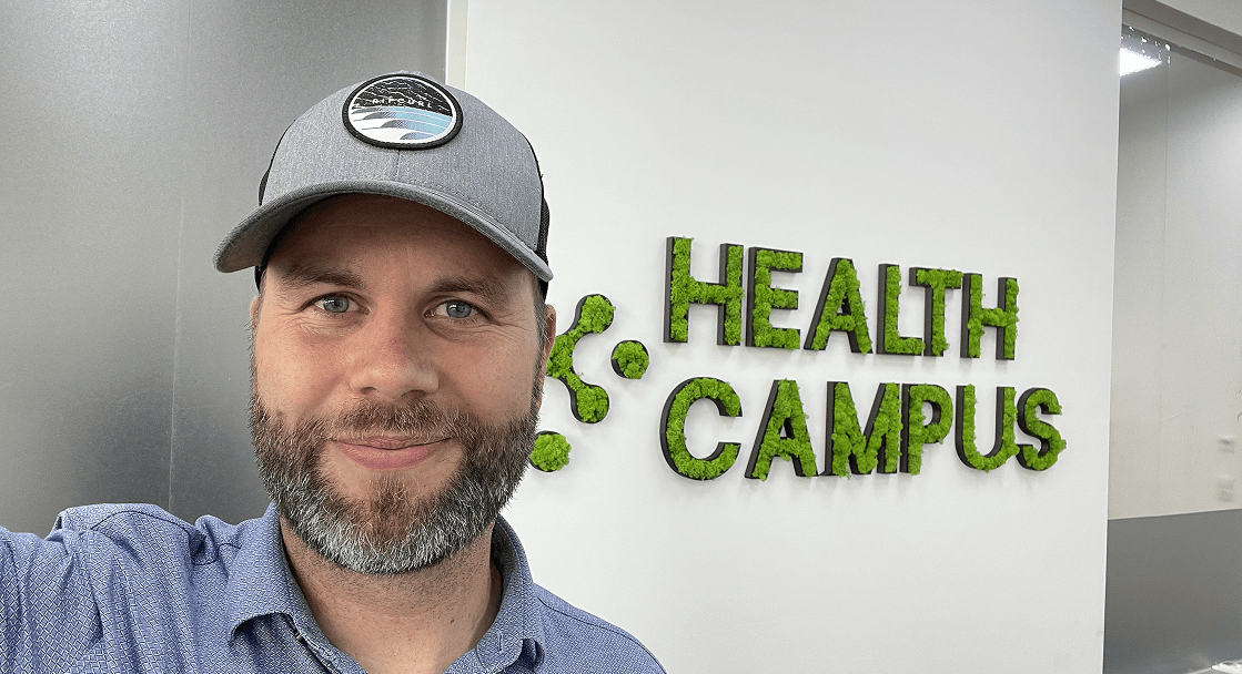 Fabian Elsas am Health Campus in Branschweig